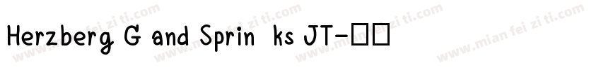 Herzberg G and Sprin  ks JT字体转换